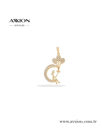 AXXION 14K Kolye Ucu GOLD 12 Adet
