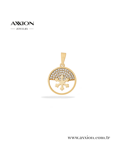 AXXION 14K Kolye Ucu GOLD 12 Adet