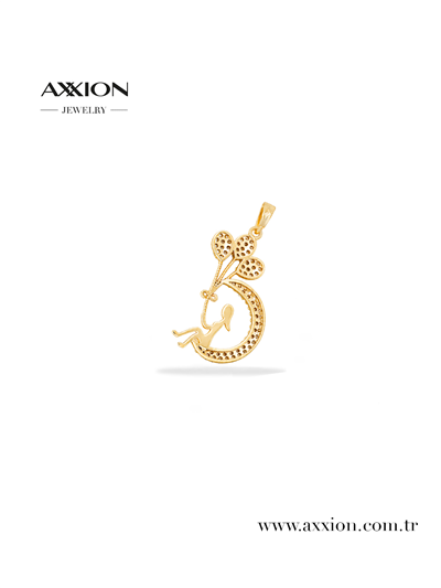 AXXION 14K Kolye Ucu GOLD