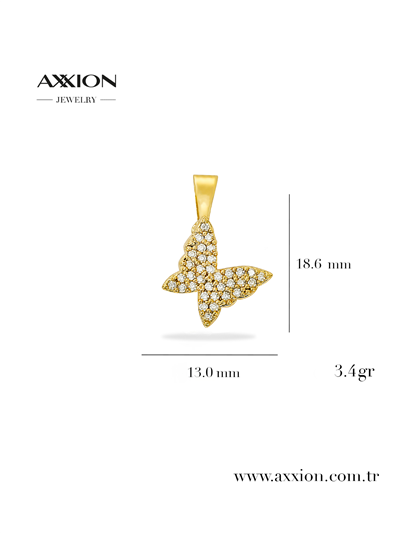 AXXION 14K Kolye Ucu GOLD