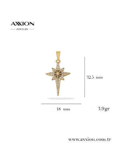 AXXION 14K Kolye Ucu GOLD