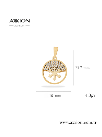AXXION 14K Kolye Ucu GOLD