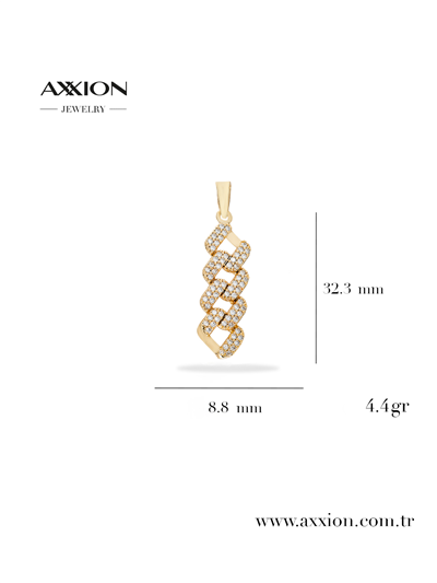 AXXION 14K Kolye Ucu GOLD