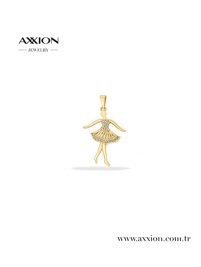 AXXION 14K Kolye Ucu GOLD 12 Adet