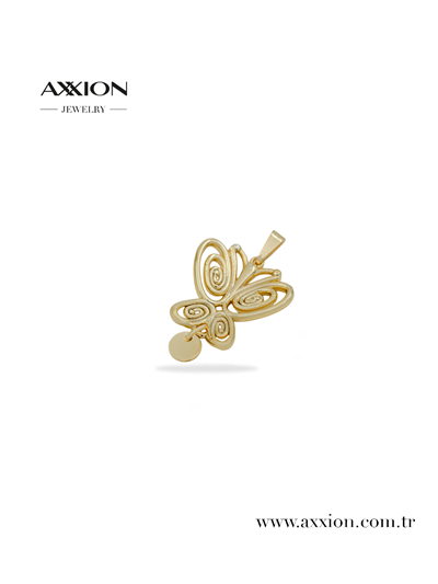 AXXION 14K Kolye Ucu GOLD