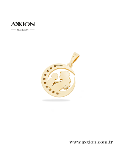 AXXION 14K Kolye Ucu GOLD