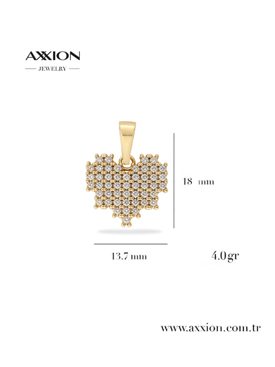 AXXION 14K Kolye Ucu GOLD