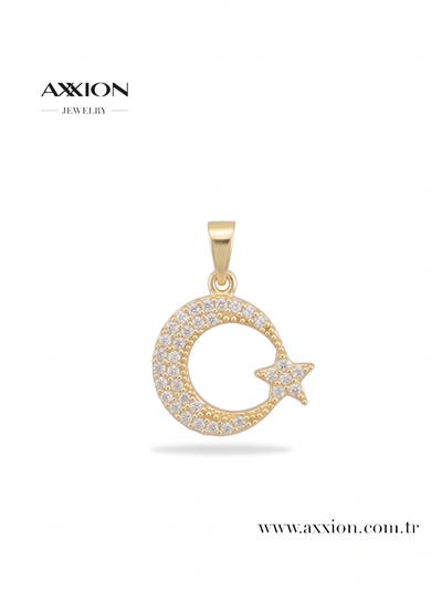 AXXION 14K Kolye Ucu GOLD
