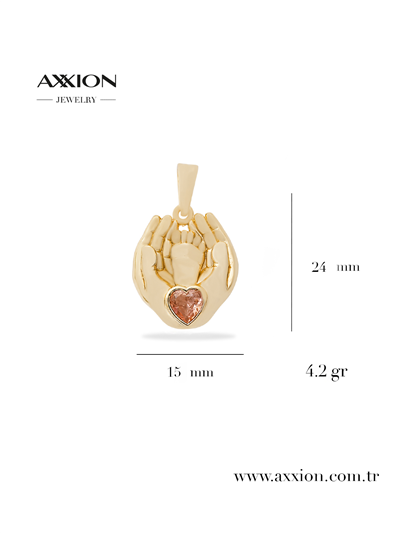 AXXION 14K Kolye Ucu GOLD