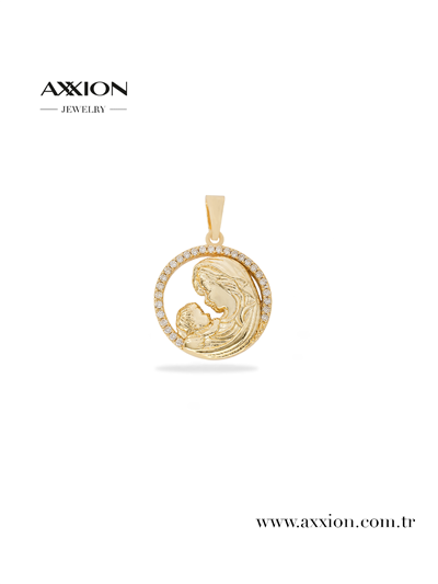 AXXION 14K Kolye Ucu GOLD