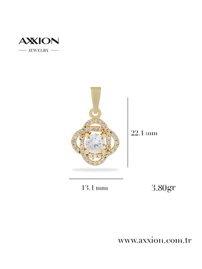 AXXION 14K Kolye Ucu GOLD