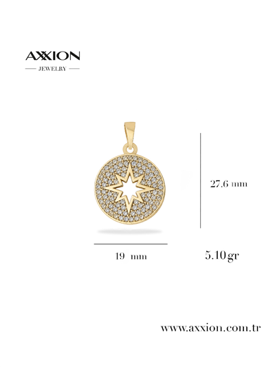 AXXION 14K Kolye Ucu GOLD