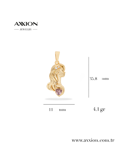 AXXION 14K Kolye Ucu GOLD