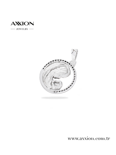 AXXION 14K Kolye Ucu SILVER
