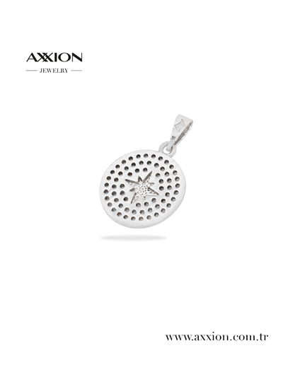 AXXION 14K Kolye Ucu SILVER