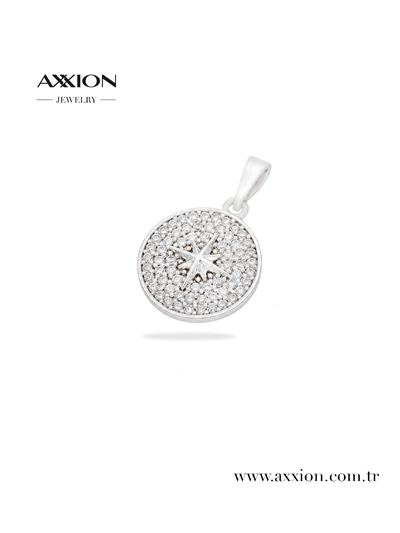 AXXION 14K Kolye Ucu SILVER