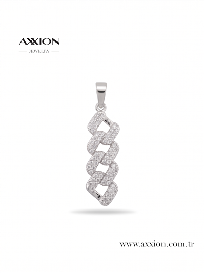 AXXION 14K Kolye Ucu SILVER
