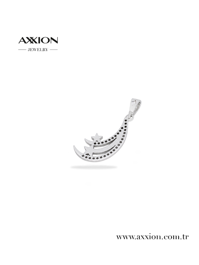 AXXION 14K Kolye Ucu SILVER