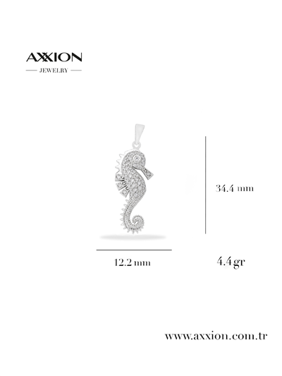 AXXION 14K Kolye Ucu SILVER