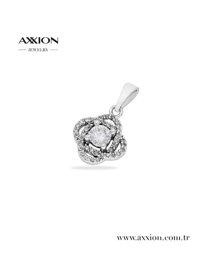 AXXION 14K Kolye Ucu SILVER