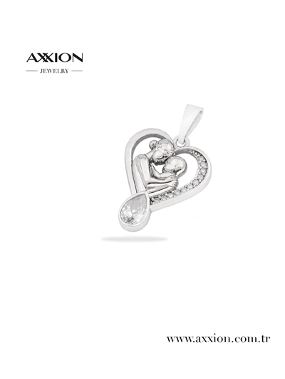 AXXION 14K Kolye Ucu SILVER