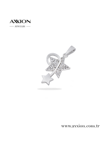 AXXION 14K Kolye Ucu SILVER
