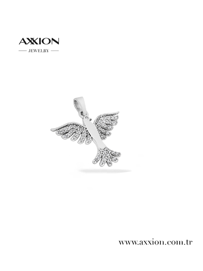 AXXION 14K Kolye Ucu SILVER