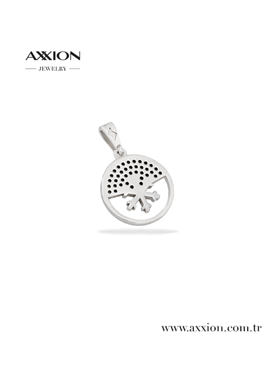 AXXION 14K Kolye Ucu SILVER