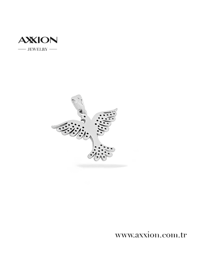 AXXION 14K Kolye Ucu SILVER