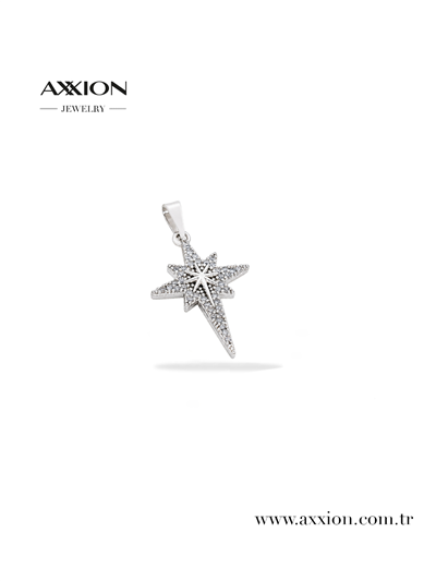 AXXION 14K Kolye Ucu SILVER