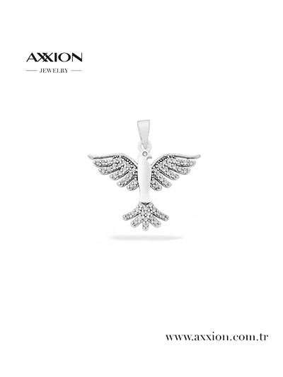 AXXION 14K Kolye Ucu SILVER 12 Adet