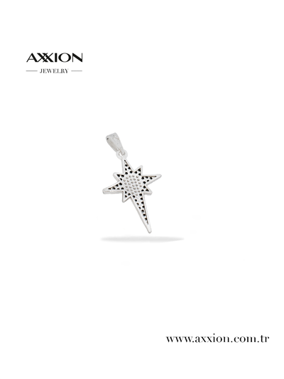 AXXION 14K Kolye Ucu SILVER