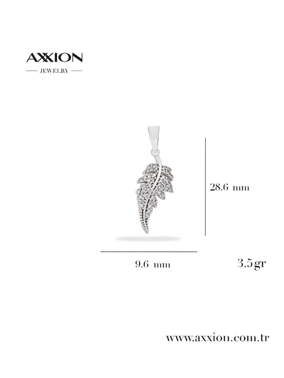 AXXION 14K Kolye Ucu SILVER