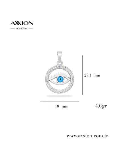 AXXION 14K Kolye Ucu SILVER