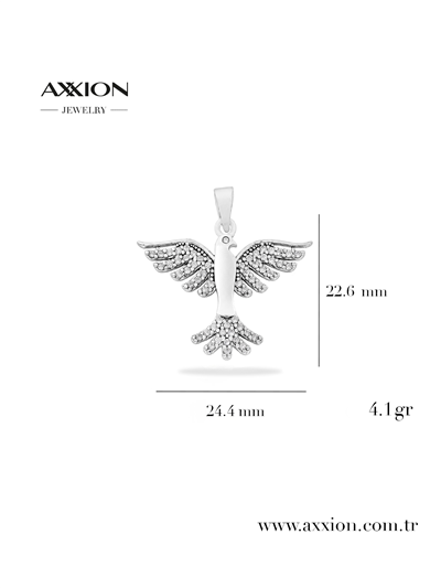 AXXION 14K Kolye Ucu SILVER