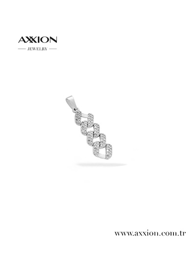 AXXION 14K Kolye Ucu SILVER