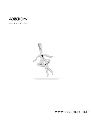 AXXION 14K Kolye Ucu SILVER