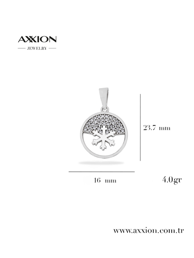 AXXION 14K Kolye Ucu SILVER