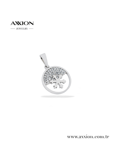 AXXION 14K Kolye Ucu SILVER