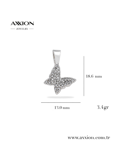 AXXION 14K Kolye Ucu SILVER