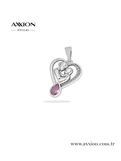 AXXION 14K Kolye Ucu SILVER