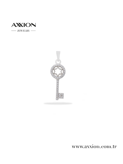 AXXION 14K Kolye Ucu SILVER