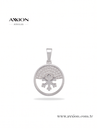 AXXION 14K Kolye Ucu SILVER