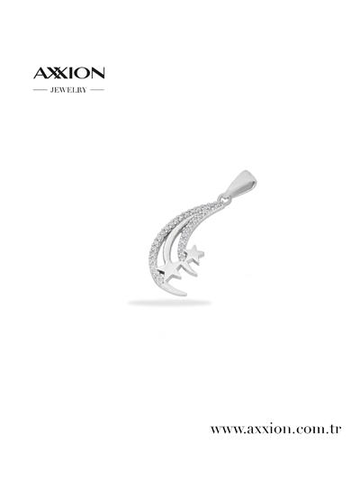 AXXION 14K Kolye Ucu SILVER