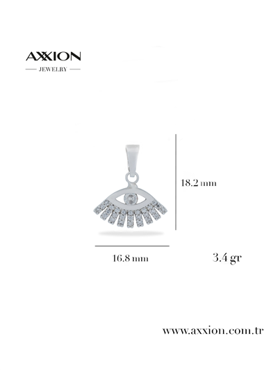 AXXION 14K Kolye Ucu SILVER