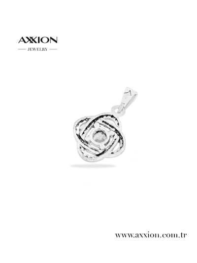 AXXION 14K Kolye Ucu SILVER