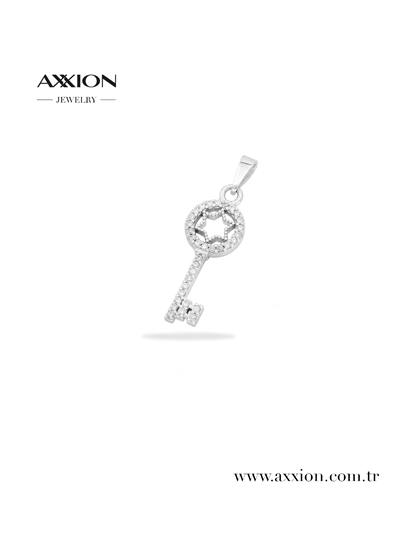 AXXION 14K Kolye Ucu SILVER