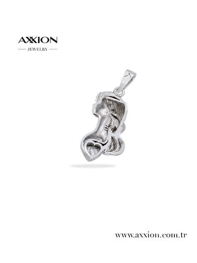 AXXION 14K Kolye Ucu SILVER