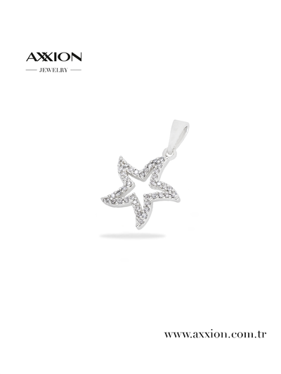 AXXION 14K Kolye Ucu SILVER