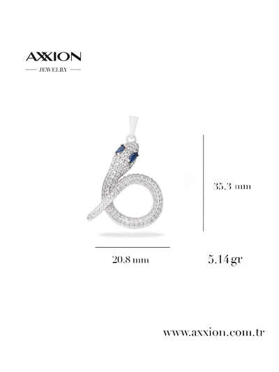 AXXION 14K Kolye Ucu SILVER